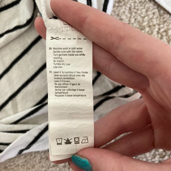 White Stripe Shirt - Picture 5 of 6